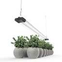 LED Grow Light Full Spectrum Light Linkable 5000K Daylight + 660nm Red Indoor Plant Lighting Fixture (4 FT) (4FT (1-Pack))