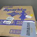 Sparkle Pick-A-Size Paper Towels, 24 Double Rolls (2,640 Sheets Total) - Strong 2-Ply Towels for Kitchen Cleanup and Everyday Messes