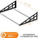 Tire Rack Wall Mount,Heavy Duty Adjustable 31"-56" Tire Storage Rack, Wheel Racks for Garage with Telescopic Rods, Hanging Garage