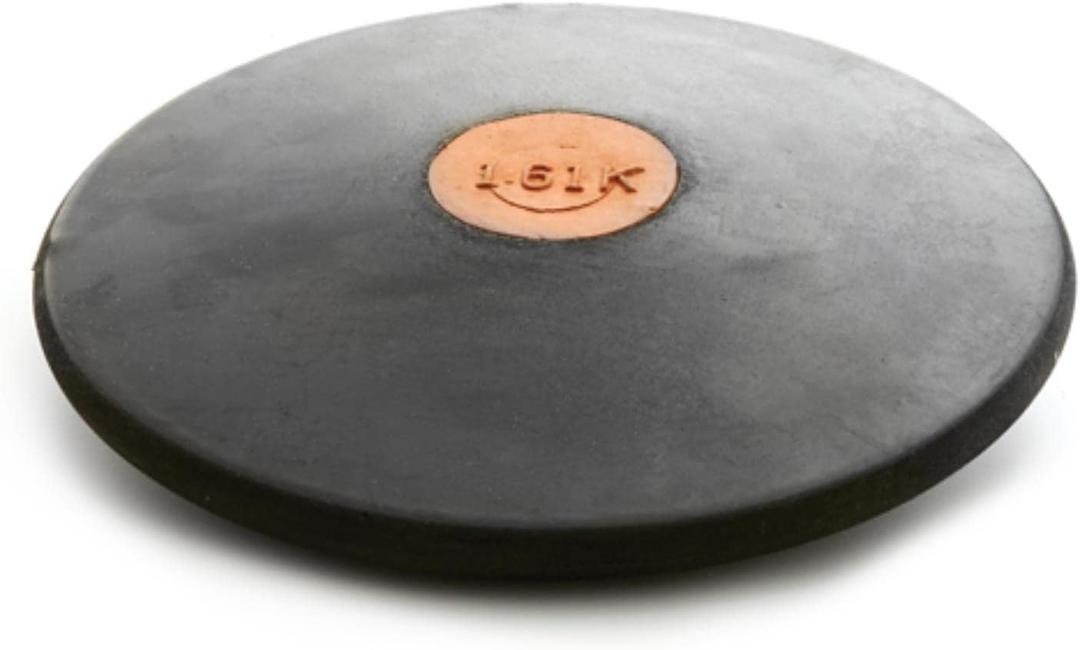 Offical Black Rubber Discus - 1.6K, 12 PCS