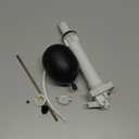 Dreyoo Universal Toilet Tank Repair Kit, Toilet Repair Parts Fill Valve, Flapper, Rod, Float Replacement, Toilet Repair Kit for 8.5 Inch Tanks, Toilet Tank and Bowl Flapper Replace