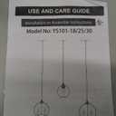 LMS Modern Pendant Lighting Gold Globe Pendant Light Fixture, Mid Century Chandelier One Light Hanging Fixture for Kitchen Island, Adjustable Indoor Lighting for Dinning Room Bedroom, LMS-187 (8" White Glass, 1 pack)