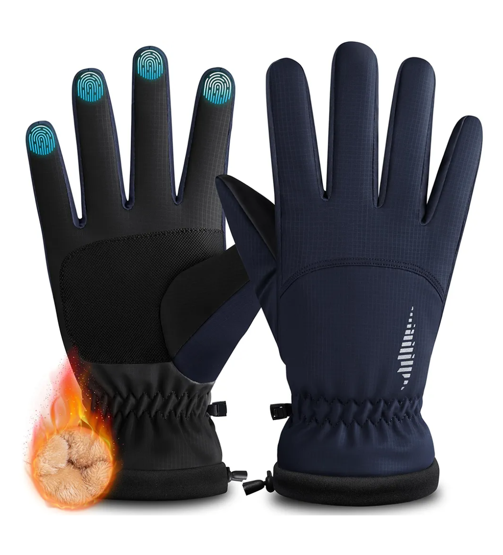 rivmount Winter Waterproof Ski Snow Warm Gloves for Women Men, Windproof Cold Weather Thermal with Touchscreen Fingers, for Running Driving Cycling Hiking Biking Outdoor Sports Daily Work Size XL