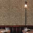 JiffDiff Leopard Print Peel and Stick Wallpaper, Waterproof Removable Self Adhesive Textured Wall Paper, Yellow Unique Funky Cheetah Contact Paper for Bedroom and Bathroom 120"X17.3"(14.4 sq. ft) (Black/Gold)