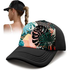 Flafens Women's Trucker Hat Cute Summer Baseball Caps for Women and Girls Golf Ball Hats with Adjustable Snapback, One Size Fits All