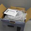 Dehumidifier, 98OZ Dehumidifiers for Home(1000sq.ft), Humidity Display Dehumidifier for Basement Bathroom Bedroom, Auto Shut Off, Washable Filter, Drain Hose, Timer, 7 Ambient Lights, Gray