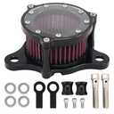 NewYall Air Cleaner Intake Filter System Kit for Harley-Davidson Forty Eight Sportster XL883 XL883N XL883R XL883P XL1200 XL1200L XL1200X XL883P Iron 883 Seventy Two Billet Aluminum CNC