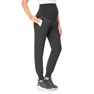 POSHGLAM Women's Maternity Joggers Casual Scrub Pants Quick-Dry Lightweight Active Pants M