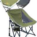 GCI Outdoor Pod Rocker Outdoor Rocking Chair with SunShade Canopy (Loden Green)
