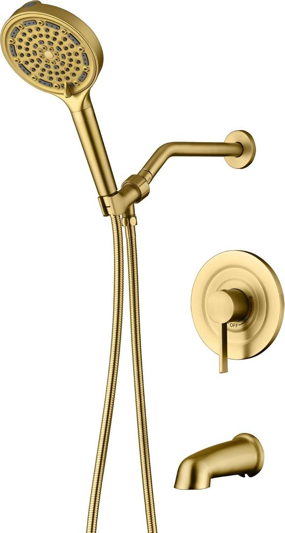 SUMERAIN Brushed Gold Shower System
