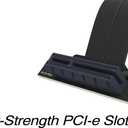 PCIe x4 4.0 Riser Cable,PCI-Express 4X Male to Female Extension Cable PCI-e Extender Adapter 20CM_Dual 90 Degrees