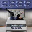 Celestial Sleep 8 Inch Twin Mattress, Made in The USA, CertiPUR-US®, Oeko-Tex®, and Fiberglass-Free™ Certified Cooling Bed, Gel Memory Foam Mattress in a Box - Firm