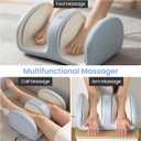 TISSCARE Foot Massager for Plantar Fasciitis, Foot Massager with Heat, Foot and Calf Massager with Massage Roller,Air Bag,Deep Kneading, Pain Relief, Gift for Women and Man