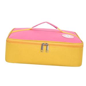 CALANDIS Portable Lunch Bag Thermal Insulated Cooler Bag for Women Girls Keep Warm Pink | Lunch Containers | Kitchen Storage & Organization | Kitchen, Dining & Bar
