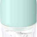 Baby Food Maker, Baby Food Processor for Fruit, Vegatable, Meat, Small Food Chopper Puree Blender with 300ml Glass Bowl, Baby Essentials