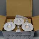 EDISHINE Flood Lights Outdoor, Dimmable PAR38 LED Outdoor Flood Light Bulbs, 120W Equivalent, IP65 Waterproof for Yard, Garage, Porch, 3000K Warm White, 18W 1800LM, E26 Base, 6 Pack ETL Listed