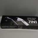 Leebein Electric Spin Scrubber, 2025 New Cordless Cleaning Brush Bathroom Scrubber, IPX7 Waterproof Shower Scrubber with 7 Brush Heads, Extendable Long Handle and 2 Speeds Scrubber for Bathtub Floor (Black)