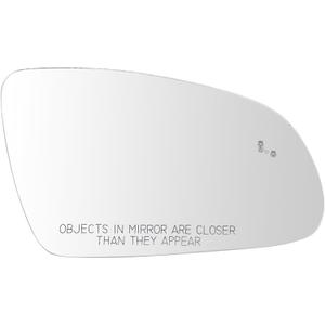 TRQ Right Passenger Side Mirror Glass Heated Blind Spot Convex Compatible with 2018-2022 Hyundai Kona HY1325114