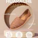 Macarena Collection Womens Shoes Leather Sandals for Women | Huarache Handmade Mexican Sandals | Comfortable & Stylish Womens Sandals 4150, Size 10