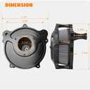 Air Cleaner Intake Filter System Kit Air Filters Cover for Harley Touring 2008-2016 Softail '16-'17 FLSTNSE '14-'15 FLSTSE 2011-2012 FXSBSE 2013-2014 Dyna FXDLS 2017