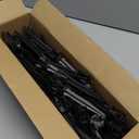 100-Pack Christmas Light Yard Stakes, 5.5 Inch Lighting Stakes for C7 C9 Christmas Lights Outdoor, Universal Yard Stakes for Outdoor Holiday Lights Use on Garden Lawn Patio Pathway Walkway  Black