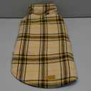 Kuoser Waterproof Dog Coat, Reversible Dog Jacket for Large Dogs, Adjustable Durable Doggie Winter Coat for Growing Puppies Warm Puppy Cold Weather Apparel, Yellow L (Large (Pack of 1))