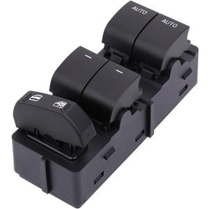 Master Power Window Switch Control Button Front Left Driver Side Compatible with 2011-2014 Ford F-150 Replacement OEM BL3Z14529BA 901229 DWS1584, 2 AUTO, 4+7 Pins