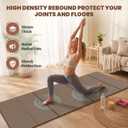 Stepwaver Foldable Fitness Yoga Mat, 0.4” (10 mm) Extra Thick -75” x 26”