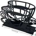 SUPERDANT Cup Napkin Holder for Tables Canteen Black Iron Napkin Holder Teapot Napkin Holders Kettle Cup Napkin Stand Practical Decoration for Kitchen Countertop Restaurant Picnic