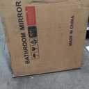 LED Mirror for Bathroom, 40x32 Inch Backlit + Front Lighted Bathroom Vanity Mirror with Lights for Wall, Double Light Strips, 3 Colors, Shatter-Proof, Anti-Fog and Brightness Memory