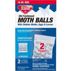 Enoz Old Fashioned Moth Balls, 16 Ounce