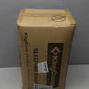 KingCamp Sleeping Bag for Adults, Cold Weather & Warm Extra Wide Big & Tall XL Portable Waterproof Flannel Sleeping Bags, Essentials Gear Accessories for Camping Backpacking Hiking Indoor & Outdoor (86.6" x 39.4", 34F Thermal Pod Wine)