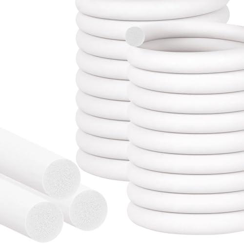 MYFAMIREA 20FT Backer Rod 1 Inch EPDM Rubber Caulk Saver Weather Strip Seal Concrete Expansion Joint Filler for Gaps and Joints, White