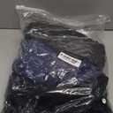 Neer 3 Pack Women's Maternity Pants Over The Belly Loose Pregnancy Pants Stretchy Lounge Wide Leg Trousers with Pockets (Large, Dark Blue, Dark Gray, Black)