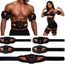EMS Muscle Stimulator 5-Piece Set - Rechargeable Ab, Arms & Legs Stimulator for Core Strength, Body Toning & Workout Recovery, Suitable for Men & Women