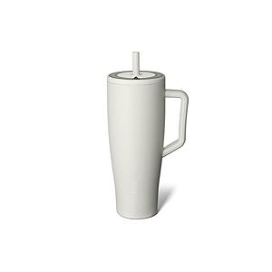 Corkcicle Cold Cup XL Insulated Tumbler with Handle, Lid, & Straw, Berry Punch, 30 oz – Reusable Cupholder Friendly Water Bottle Keeps Drinks Cold 12hrs