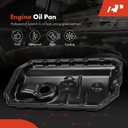 A-Premium Lower Engine Oil Pan Sump with Drain Plug Compatible with Audi A4 Quattro, A5 (Quattro), A6 (Quattro), A7 (Quattro), A8 (Quattro), Q5 Q7
