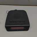 GPX C224B Dual Alarm Clock AM/FM Radio with Red LED Display (Black)