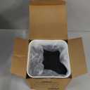 Succulent Pots 6 Inch Shallow Herb Planters with Drainage Hole - 4 Packs Cactus Planter for Home Office Garden Plants Pot Present - Plants Not Included (Off White)