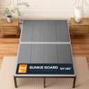 Bunkie Board Queen 10mm (60" x 80") – Gray Under Mattress Support, Anti-Sag & Noise-Free, Breathable Low Profile Bed Board for Metal Frame, Platform & Slatted Beds