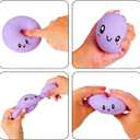 Mystery Dumpling Squeeze Toys Stress Balls Sensory Toy Soft Squeeze Decompression Dough for Adults (White)