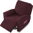 NORTHERN BROTHERS Oversized Recliner Cover, Stretch Recliner Covers That Stay in Place, Washable Lazy Boy Recliner Chair Covers, Furniture Protector Recliner Slipcovers, XL Large, Red (XL 1 Seat)