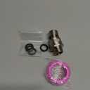 Shower Head Swivel Ball Adapter Brass Adjustable Shower Connector Shower Arm Extension Bathroom Universal Showering Component (Brushed Nickel)