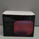 Oil Diffuser, 500ml Essential Oil Diffusers with 2 Mist Mode 4 Timers7 Ambient Light Waterless Auto Off, Diffusers Large Room Home Office (Log Color-no Oils)