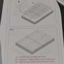 Garvee Queen Bed Frame, Wood Platform Bed with Fluted Design, Low Profile BedFrame, Minimalist Bed Base with Noise-Free, Easy Assembly, No Box Spring Needed, Walnut