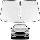 Proadsy Windshield Sun Shade for Ford Fiesta 2017-2023 4-Layer Foldable Front Sunshade Protector Sun Visor Blocks UV Rays Keep Car Cooler Accessories