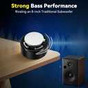 50MM Resonance Speaker, 4Ω 50W 2 inch Strong Bass Vibration Transducer, All Frequency Louderspeaker Compatible with DIY Audio Projects Play, Audio Extension