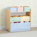 Delta Children - GapKids 6 Bin Toy Organizer - Greenguard Gold Certified, Pastel