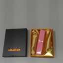 Cute Lipstick Lighter Soft Flame Refillable Butane Lighter, Adjustable Pocket Lighter Delicate Gift for Girls Women Girlfriend on Birthday,Anniversary Red(Without Butane)