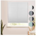 Homebox Cordless Cellular Shades, Honeycomb Blinds for Home Office, Lighting Filtering Room Darkening Window Shades, Grey 25" W×64" H
